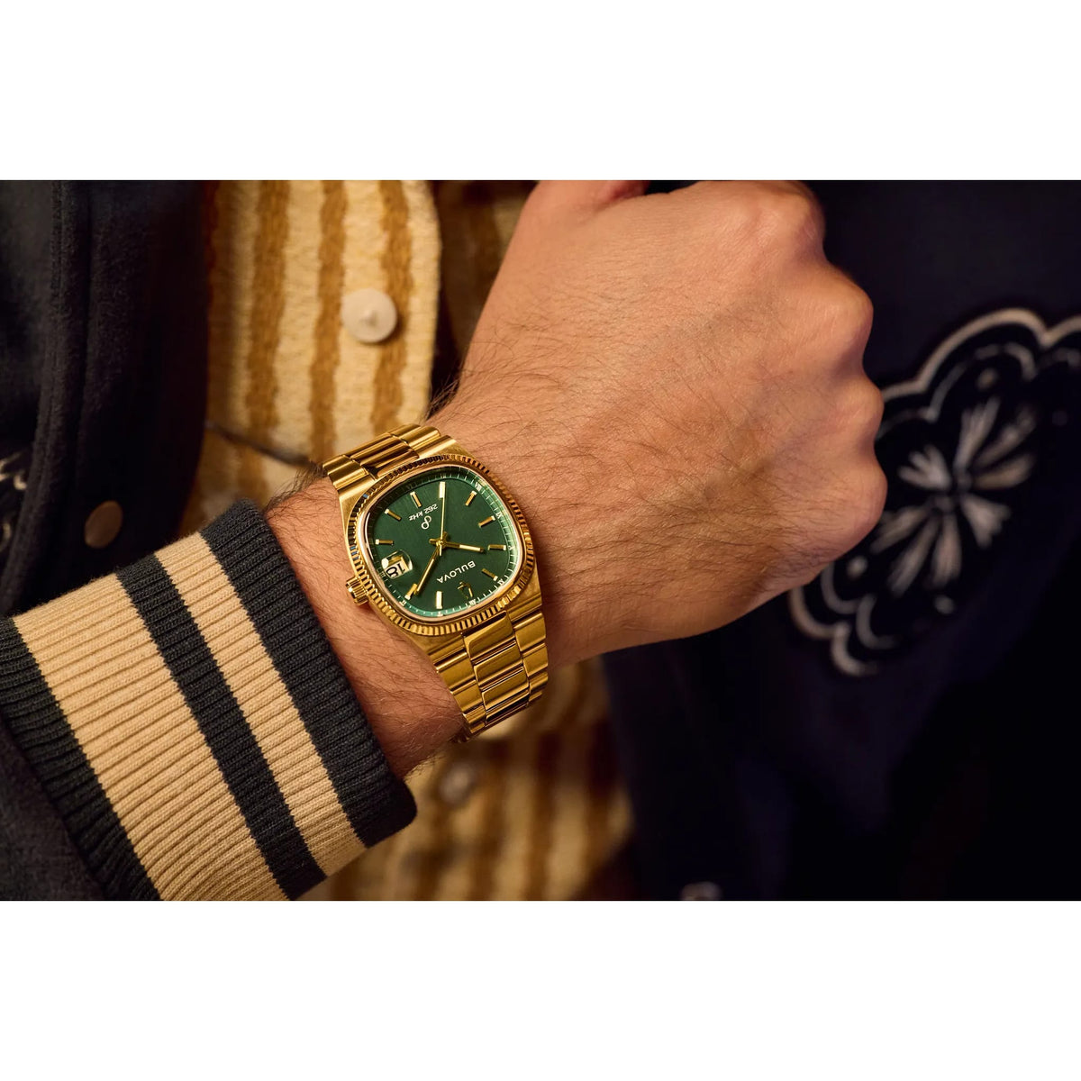 Bulova Super Seville Green Men's Watch (97B237)