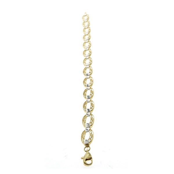 10Kt Two Tone Gold Bracelet