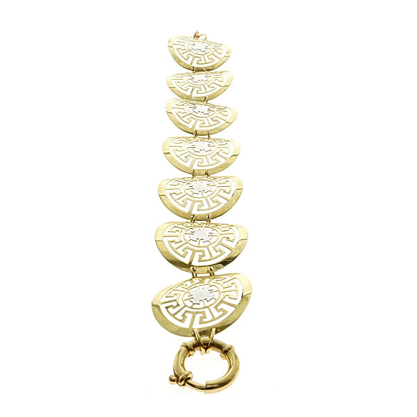 10Kt Two Tone Gold Bracelet