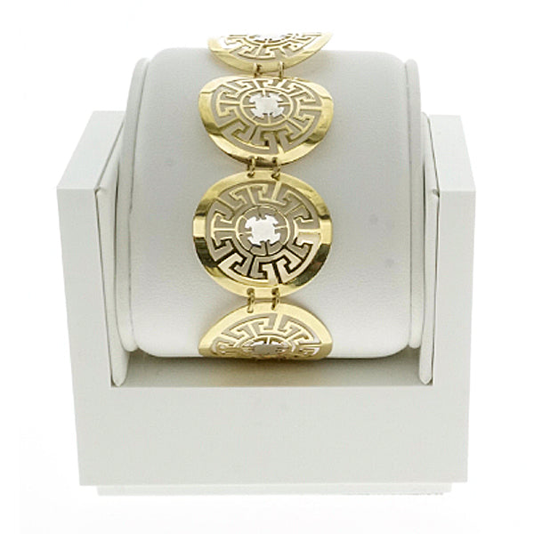 10Kt Two Tone Gold Bracelet