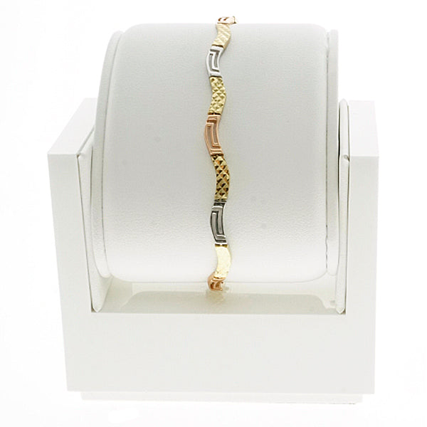 Bulgari Tri- Colored Gold Link Bracelet, Circa 1950, Composed of a  succession of textured three tone gold links, circa… | Instagram