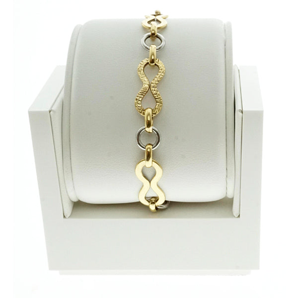 10Kt Two Tone Gold Bracelet