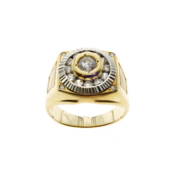 10Kt Gold CZ Ring