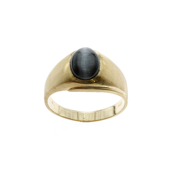 10Kt Gold Shark Eye Ring