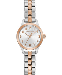 Caravelle Watch - Dress Collection - Two-Tone with Rose Gold 45L175