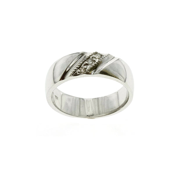 10Kt White Gold Diamond Ring