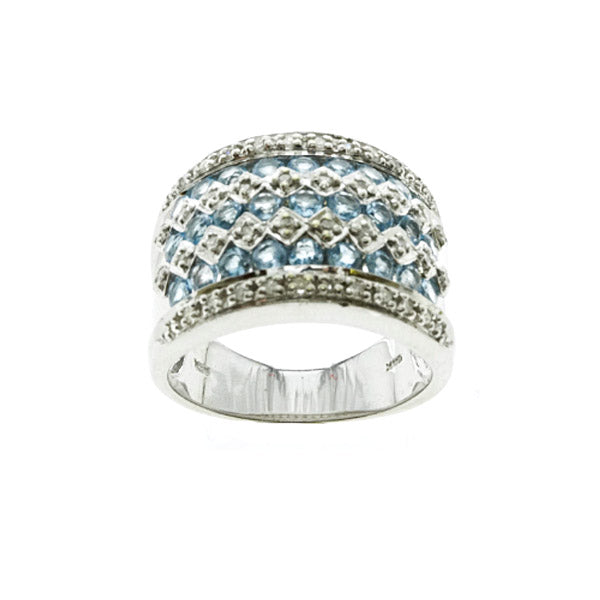 14Kt White Gold Diamond Ring