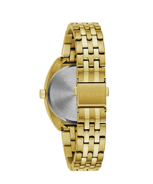 Bulova Women's Caravelle Gold Tone Crystal Bezel Watch 44L250