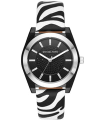 Michael Kors Channing Zebra Print Watch MK2856