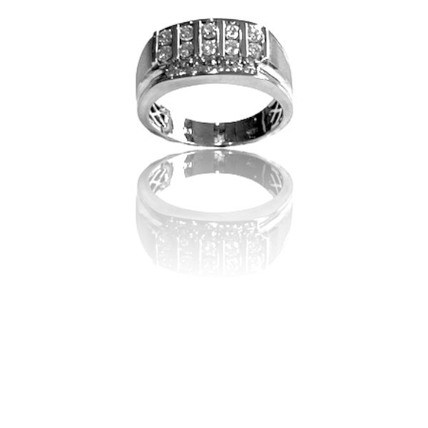 10kt Mens Diamond Ring