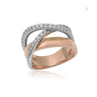 18KT 2 Row Diamond Ring