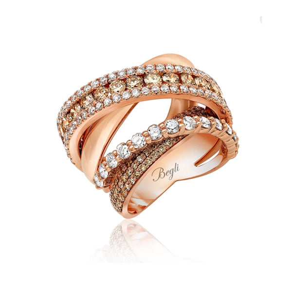 18kt Rose Gold Diamond Rind