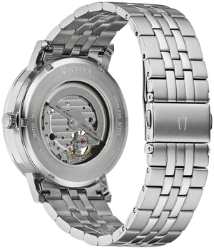 Bulova Classic Automatic Men's Stainless Steel, Silver-Tone 96A247