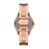 Fossil Women's Stella Sport Multifunction Rose Gold-Tone Stainless Steel Watch ES5109