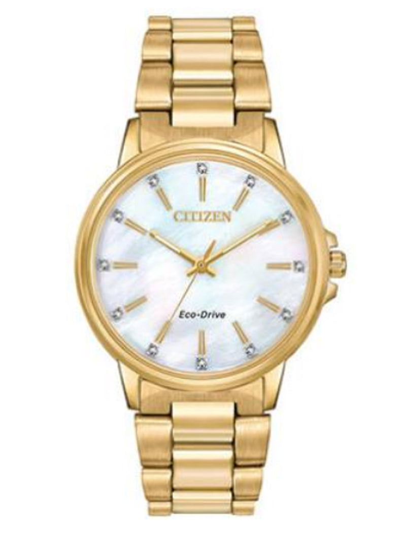 Citizen Eco-Drive Chandler Collection Swarovski Crystal Watch FE7032-51D