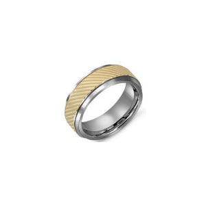 Tungsten and Gold Band