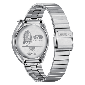 Citizen Eco-Drive Star Wars Men's Watch, Stainless Steel, R2-D2, Silver-Tone, AN3666-51A