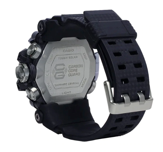 G-Shock New Thinner Carbon Mudmaster Watch, Solar Black GWG-2000-1A1CR