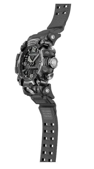 G-Shock New Thinner Carbon Mudmaster Watch, Solar Black GWG-2000-1A1CR