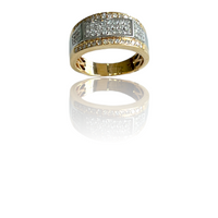 14kt Mens diamond ring