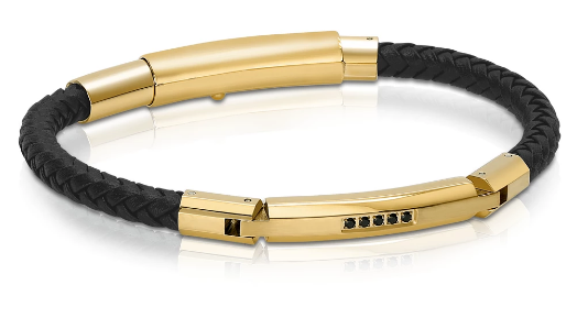 Circon Leather Bracelet