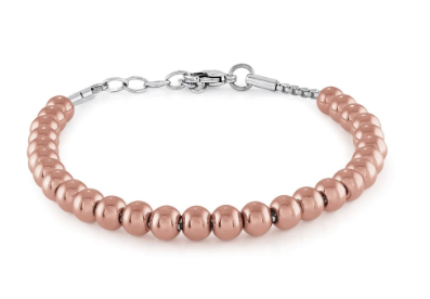 Stainless Steel Polished Beads Bracelet