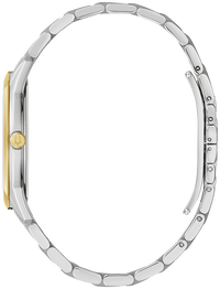 Bulova Classic Mens Two Tone Stainless Steel Bracelet Watch 98B385