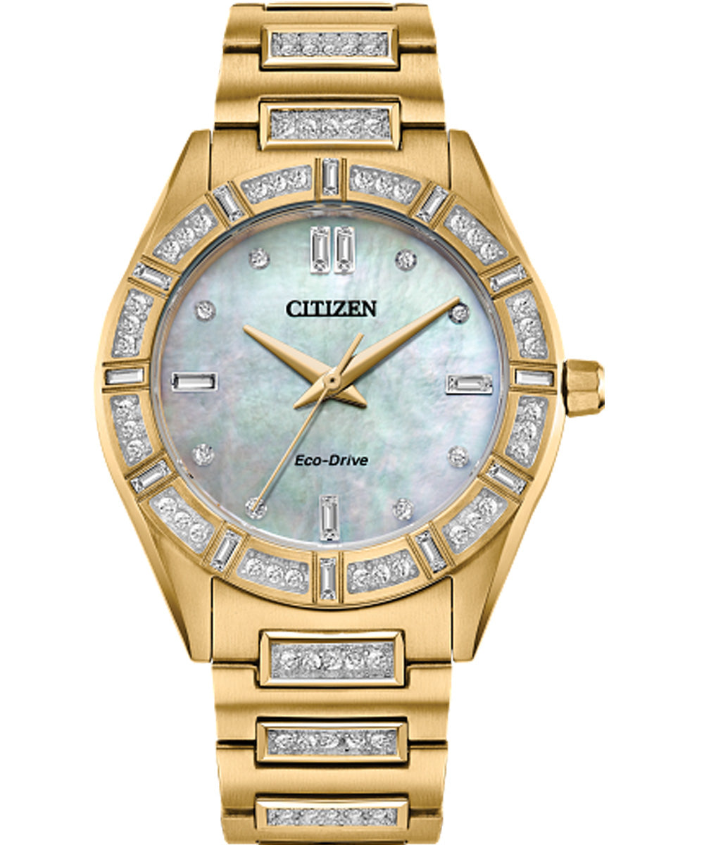 Citizen Women's Gold Eco-Drive Stainless Steel Watch  EM1022-51D