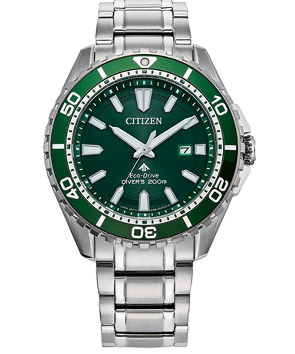 Citizen Eco-Drive Promaster Dive Green Dial BN0199-53X