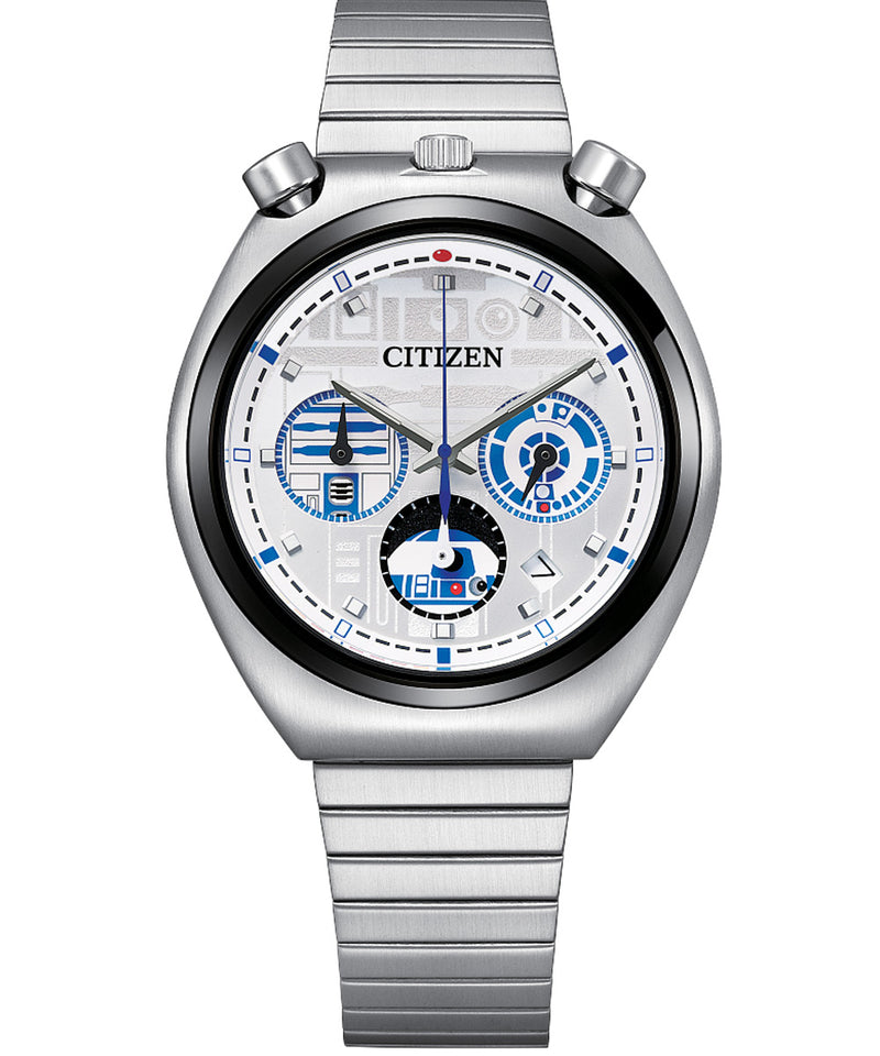 Citizen Eco-Drive Star Wars Men's Watch, Stainless Steel, R2-D2, Silver-Tone, AN3666-51A