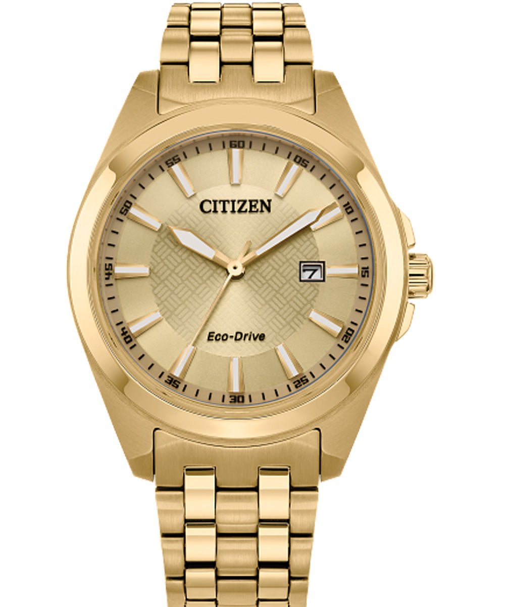 Citizen Peyten Eco-Drive Stainless Steel Champagne Dial Men's Watch BM7532-54P