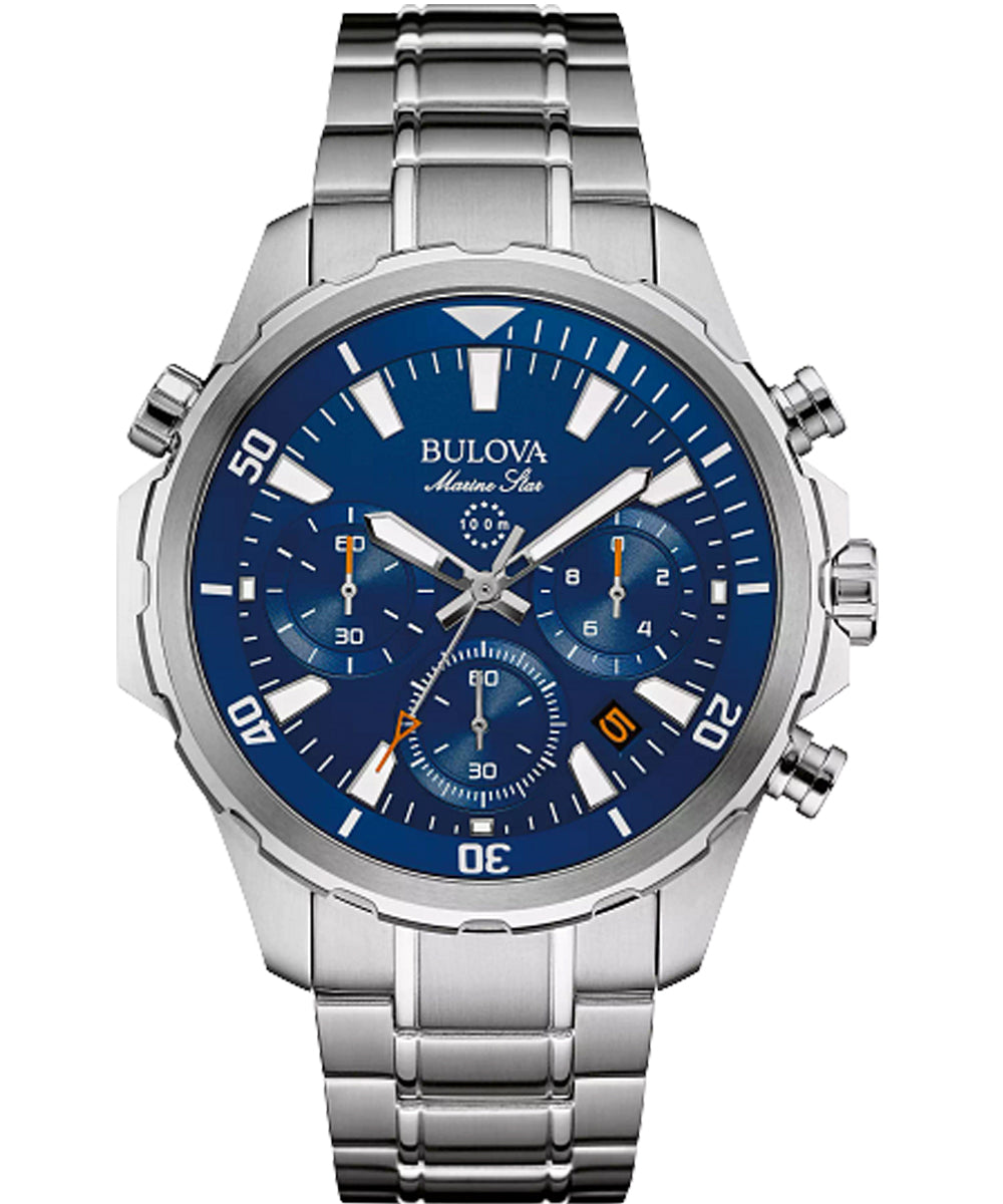Bulova Marine Star Men's Special Edition Blue Dial Watch