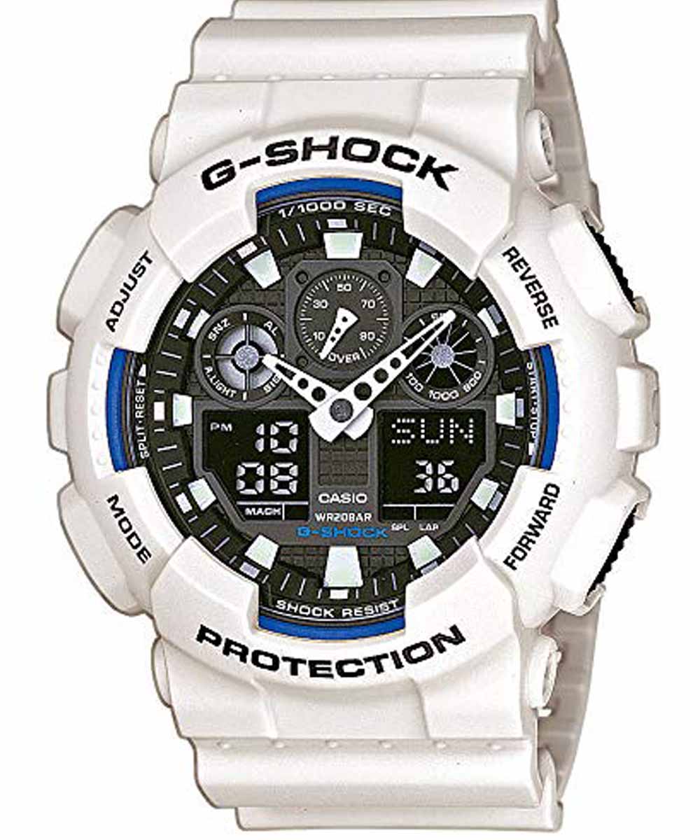 Casio G-Shock Men's Watch GA-100B-7AER White