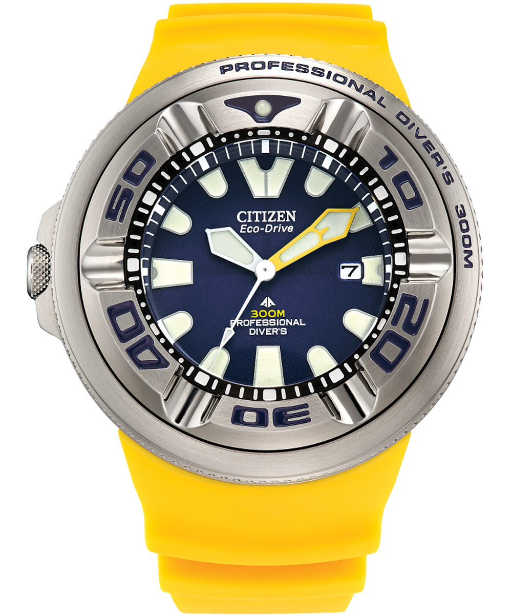 Citizen Promaster Dive Ecozilla Stainless Steel Blue Dial Men's Watch BJ8058-06L
