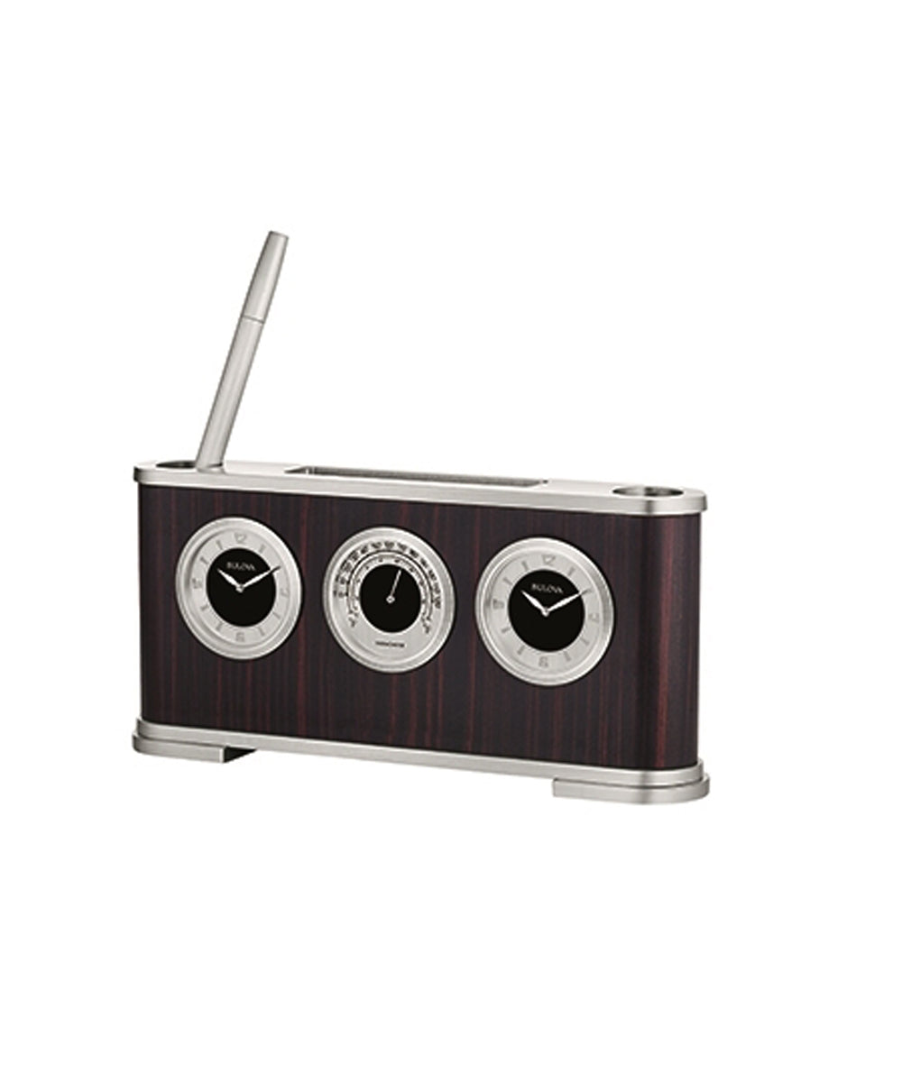 Bulova B5005 Woodside Executive Desk Clock by Bulova