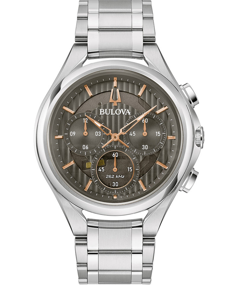 Bulova Stainless "CURV" Collection 96A298