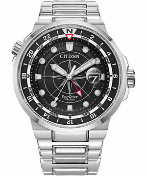 Citizen Endeavor Mens Silver Tone Stainless Steel Bracelet Watch BJ7140-53E