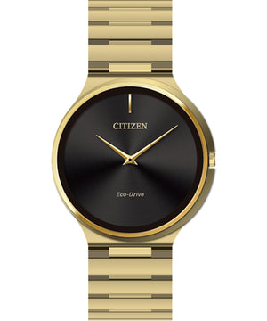 Citizen Stiletto Unisex Adult Gold Tone Stainless Steel Watch AR3112-57E