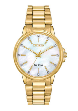 Citizen Eco-Drive Chandler Collection Swarovski Crystal Watch FE7032-51D