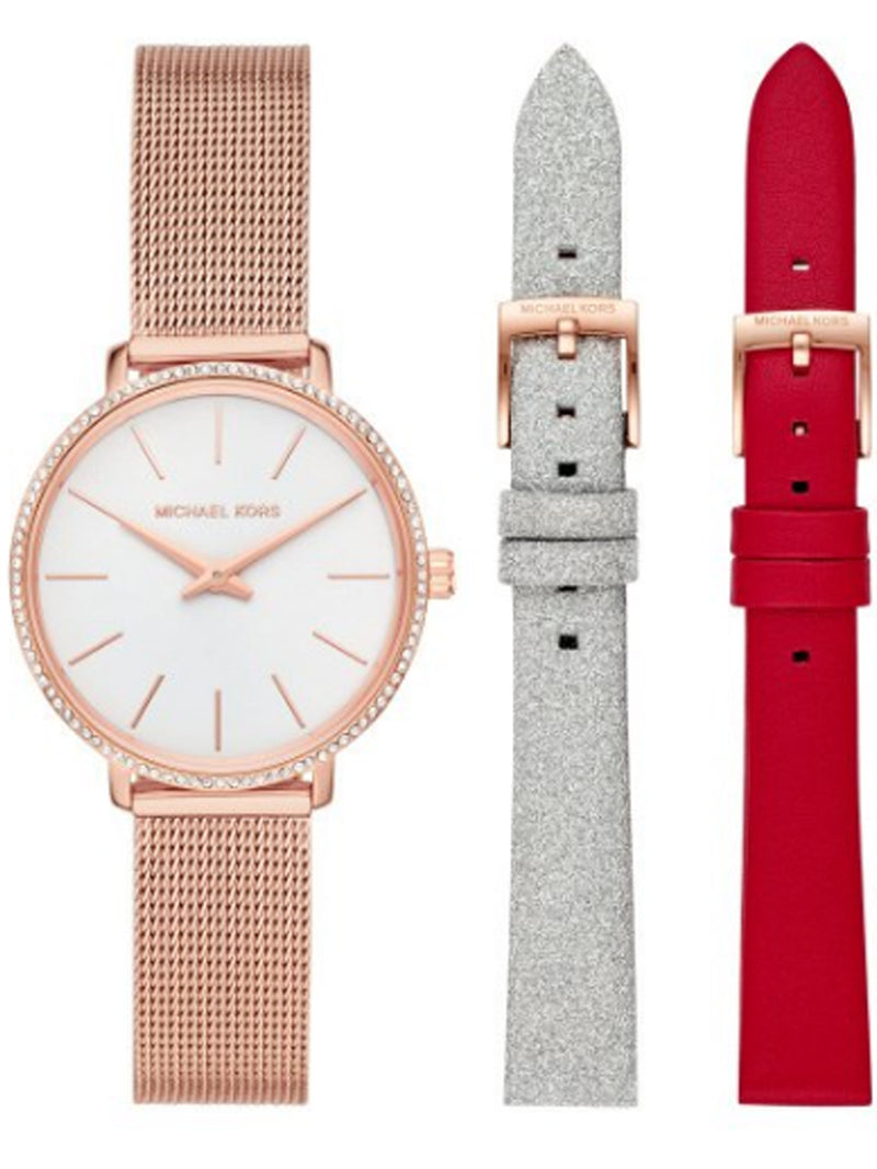 Michael Kors Round Swarovski Crystal Ladies Wristwatch Watch MK3118