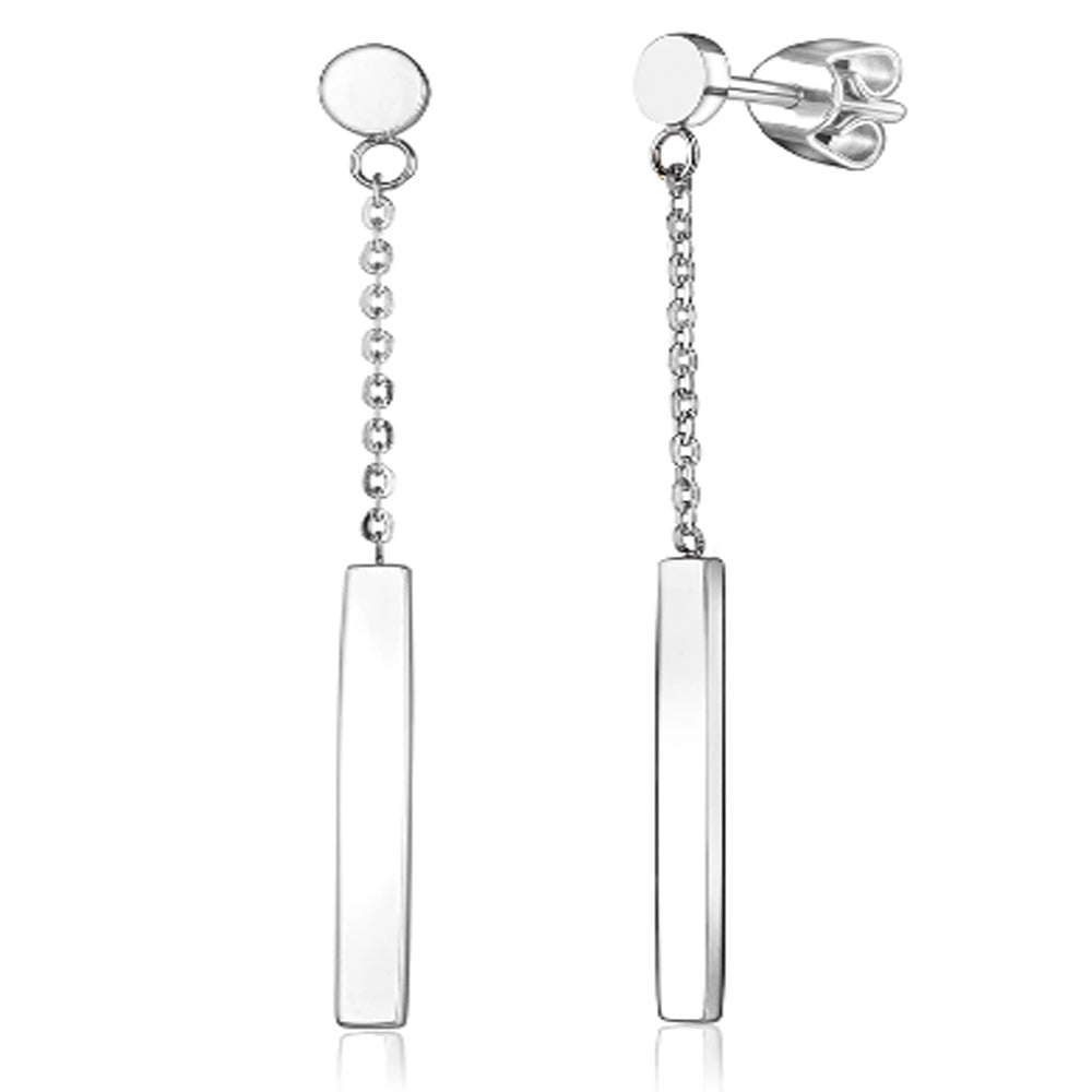 Stainless Steel Dangling Earrings